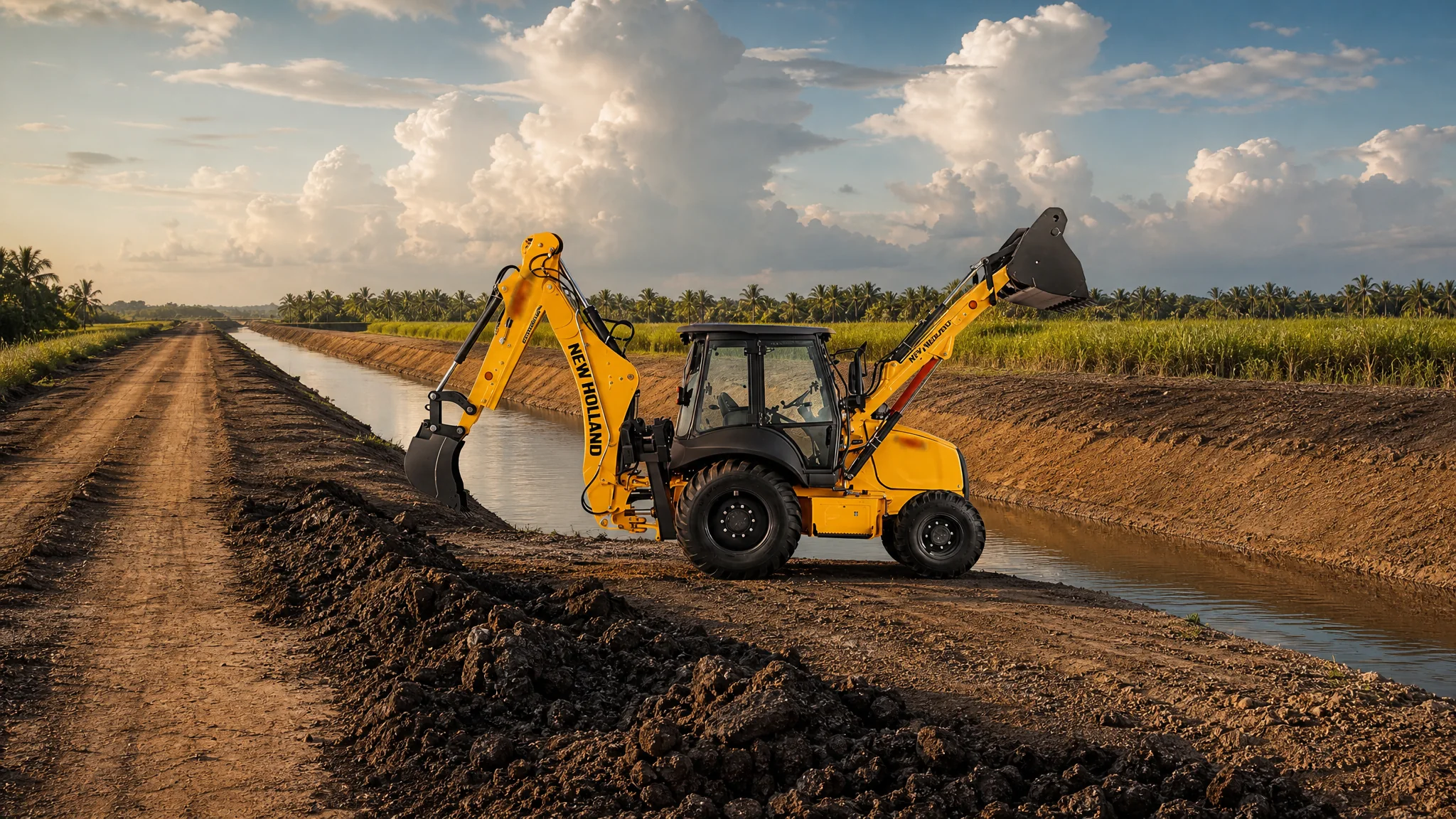 Retroexcavadora New Holland B115C — Agroindustria