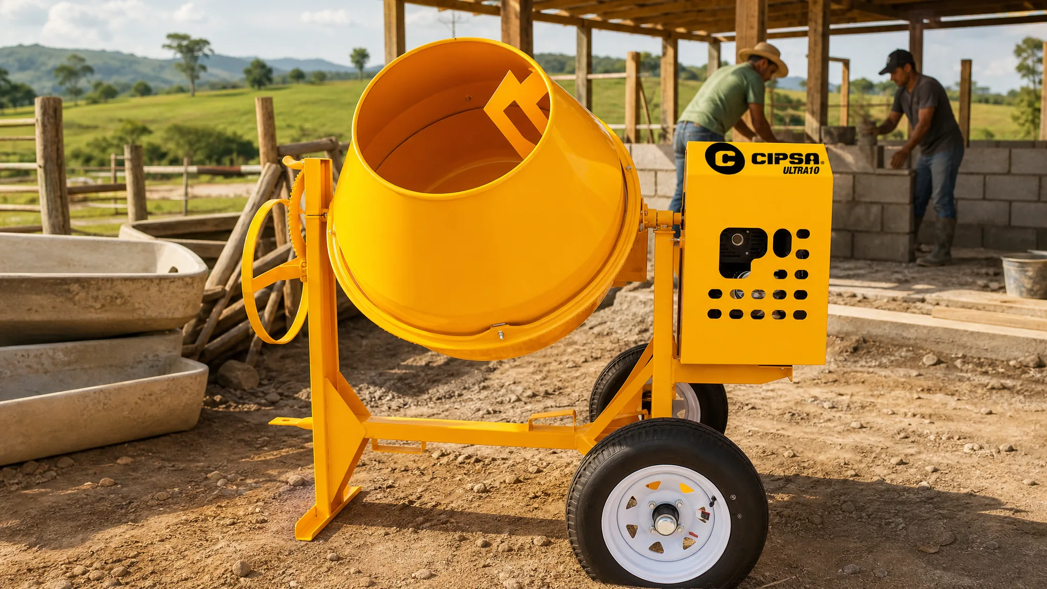 Mezcladora de concreto CIPSA ULTRA-10 — Agroindustria y fincas