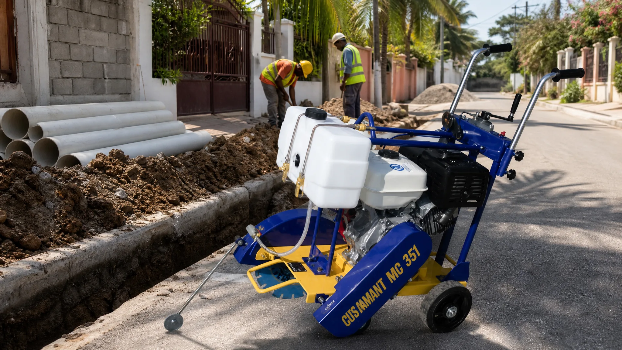 Cortadora de piso CUTS DIAMANT MC 351 — Redes y servicios