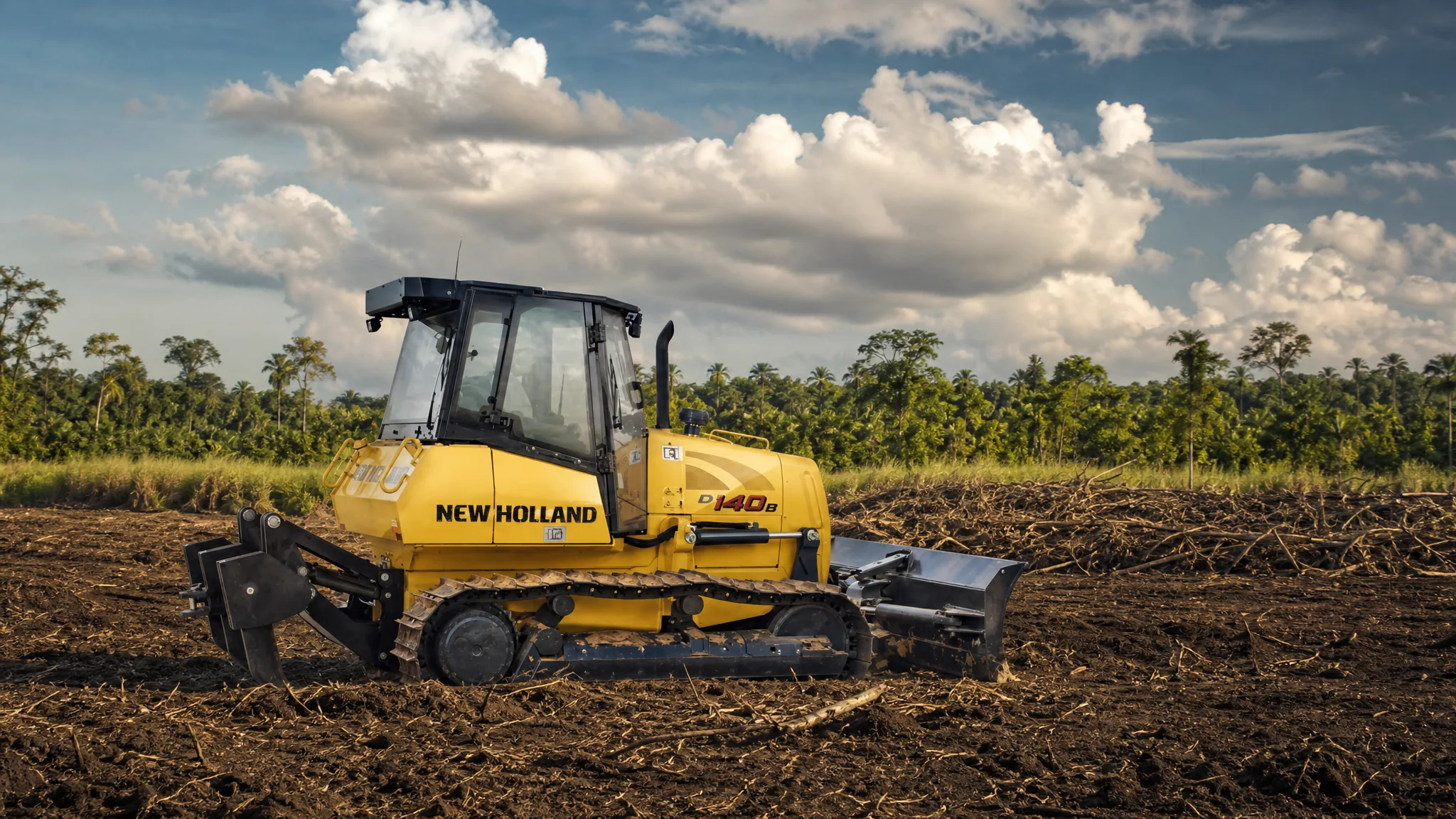 Tractor de orugas New Holland D140B — Agroindustria