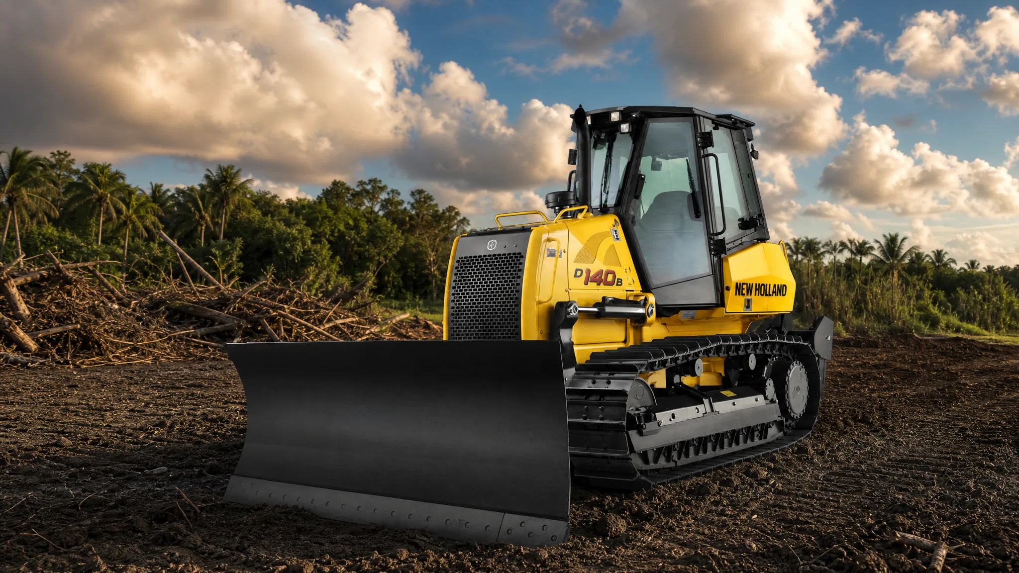 Tractor de orugas New Holland D140B — Agroindustria