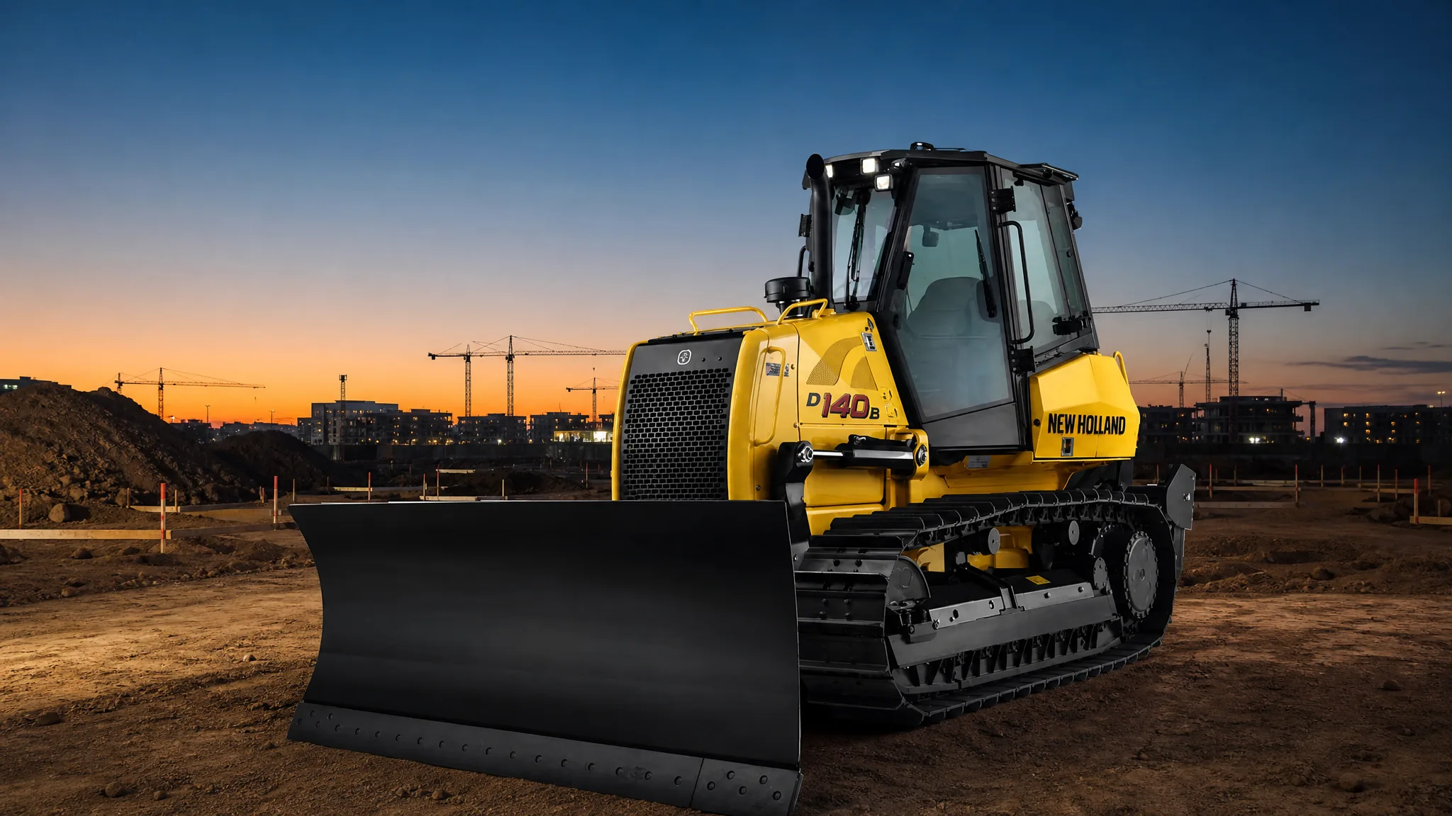 Tractor de orugas New Holland D140B — Urbanismo y obra civil