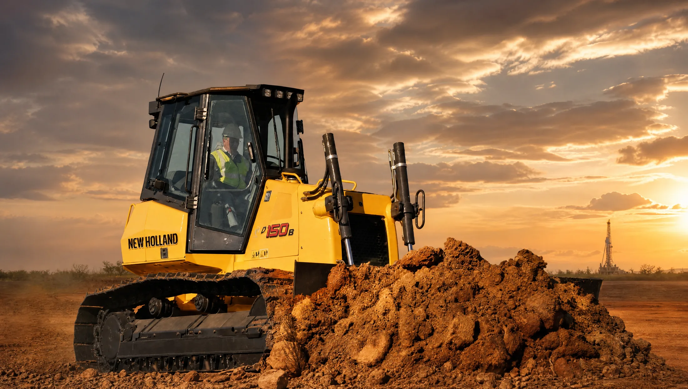 New Holland D150B — Petróleo y gas