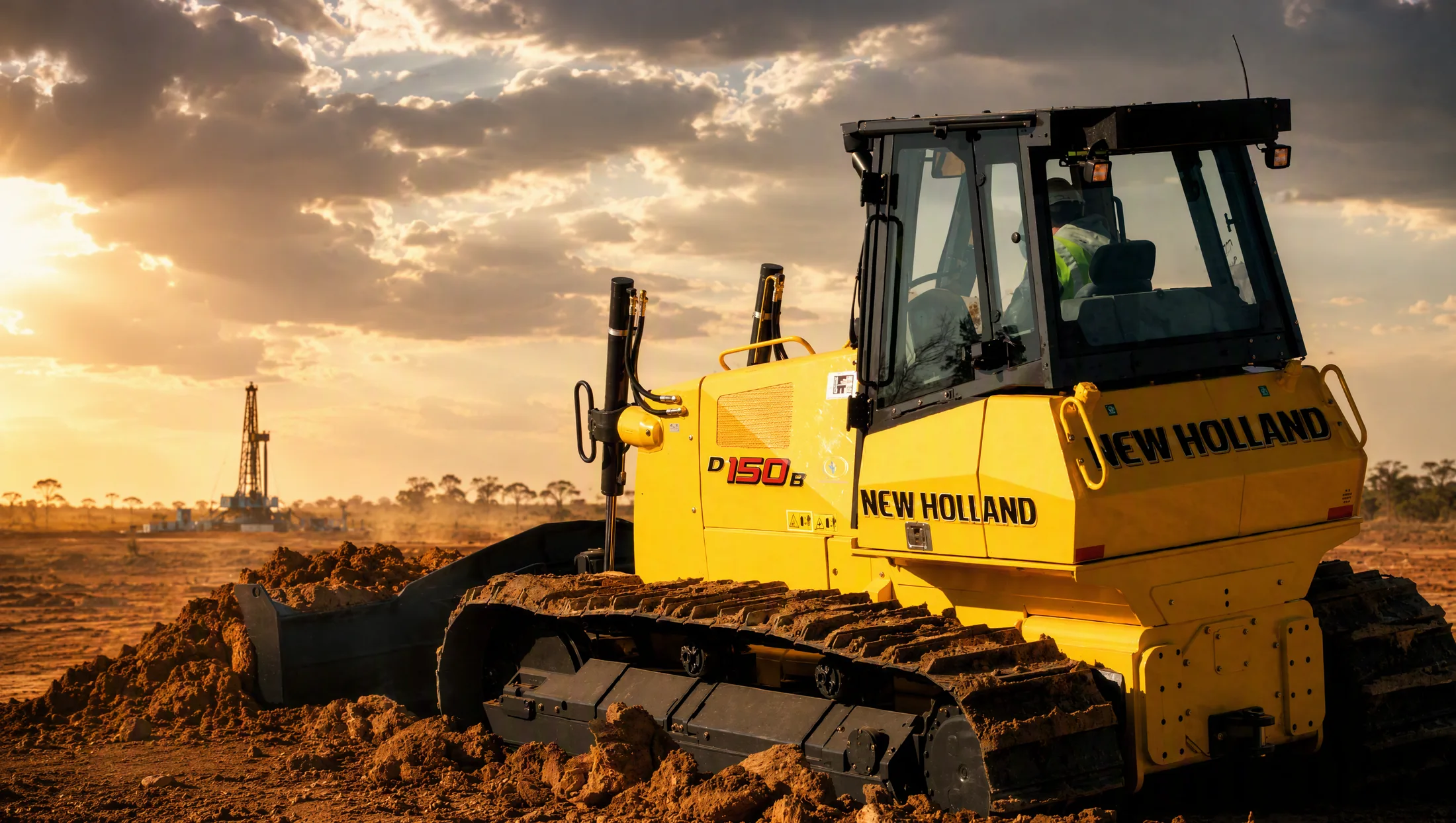 New Holland D150B — Petróleo y gas