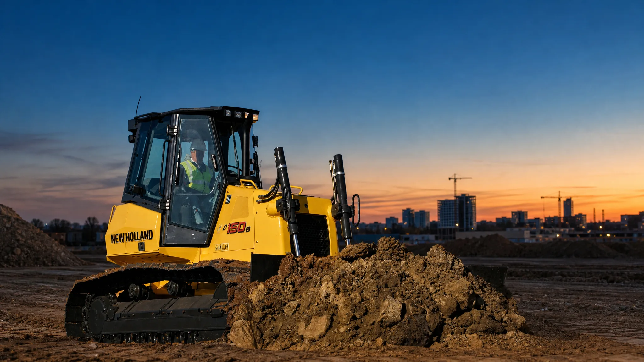 New Holland D150B — Urbanismo y obra civil