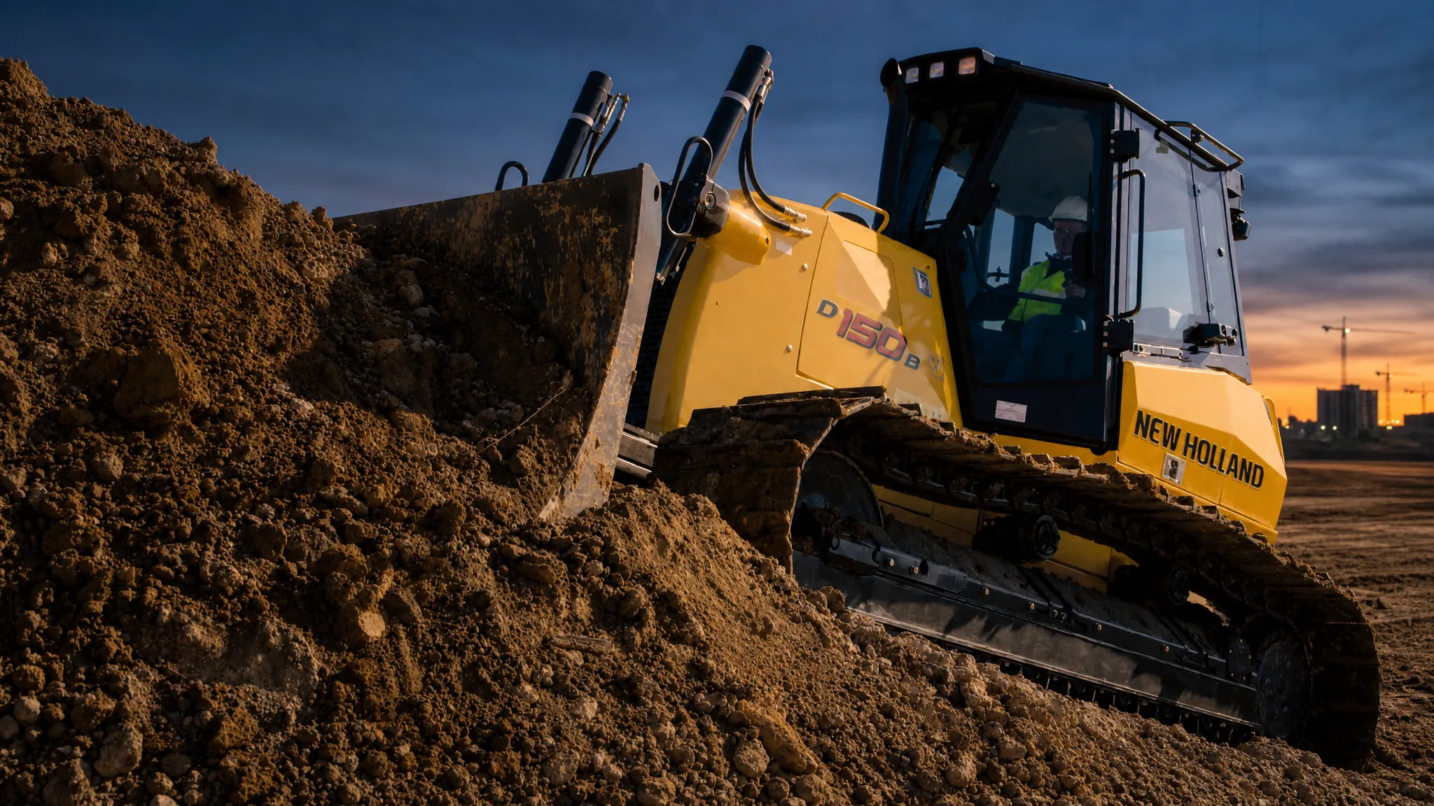 New Holland D150B — Urbanismo y obra civil