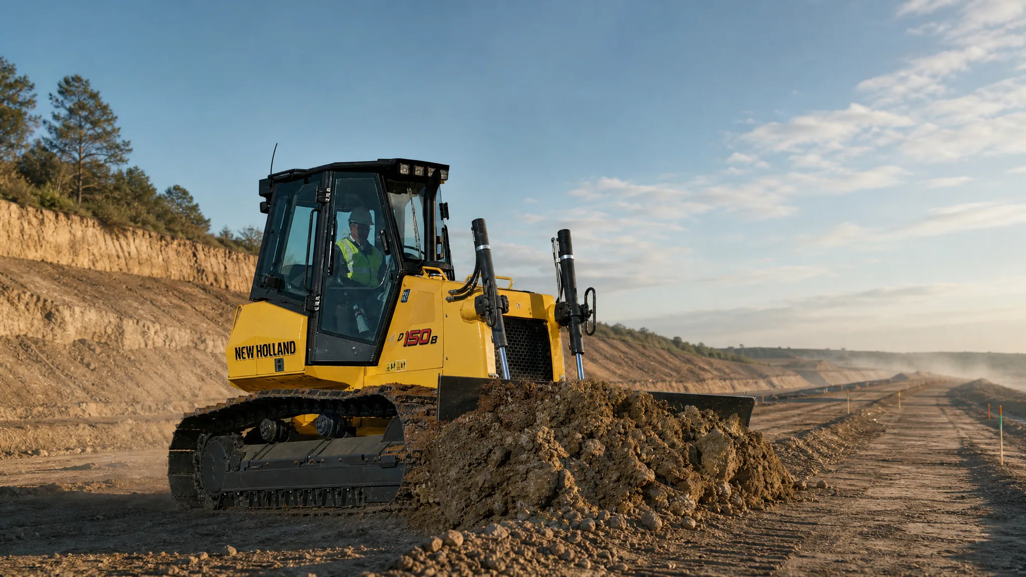 New Holland D150B — Vialidad e infraestructura
