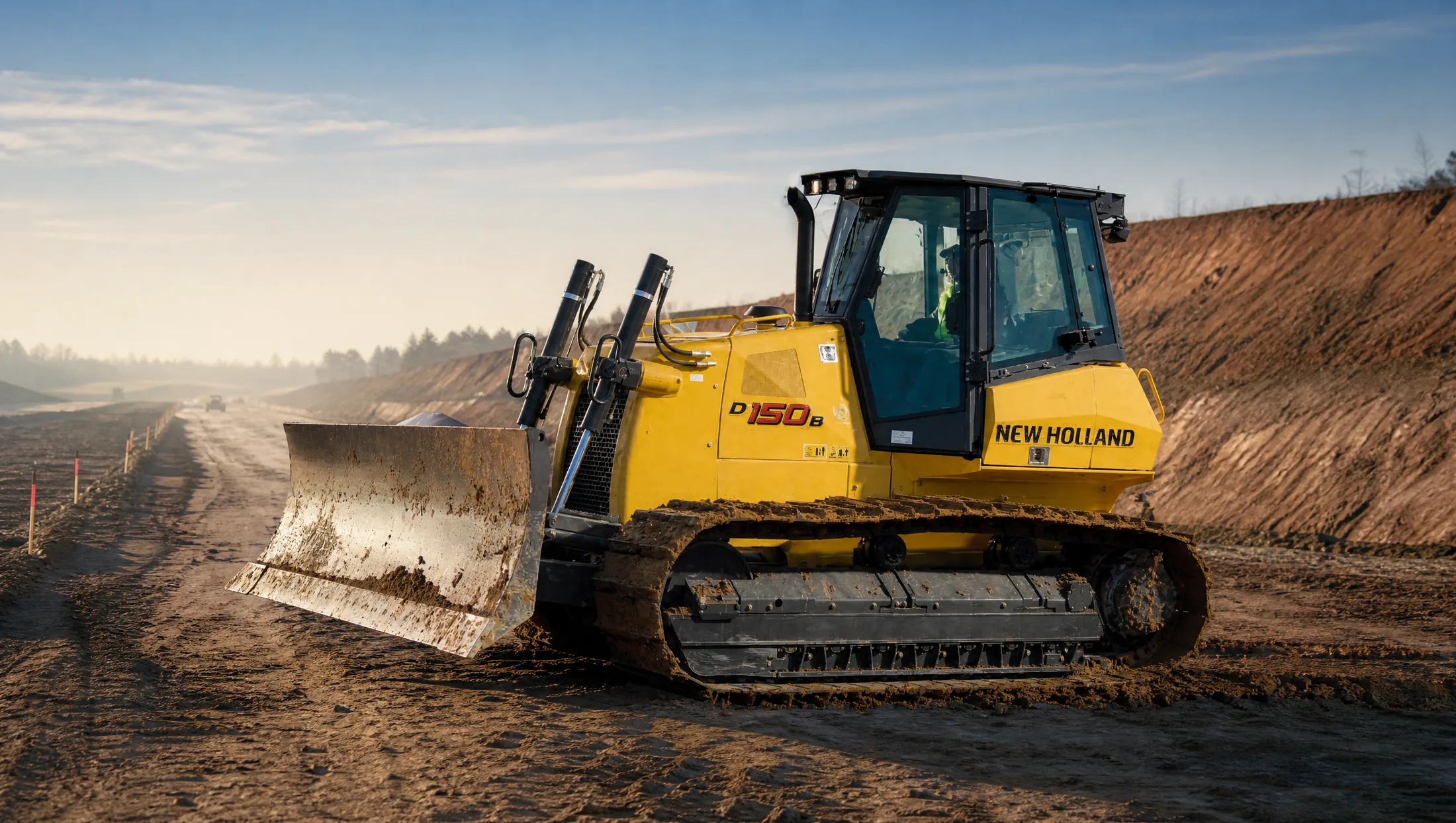 New Holland D150B — Vialidad e infraestructura
