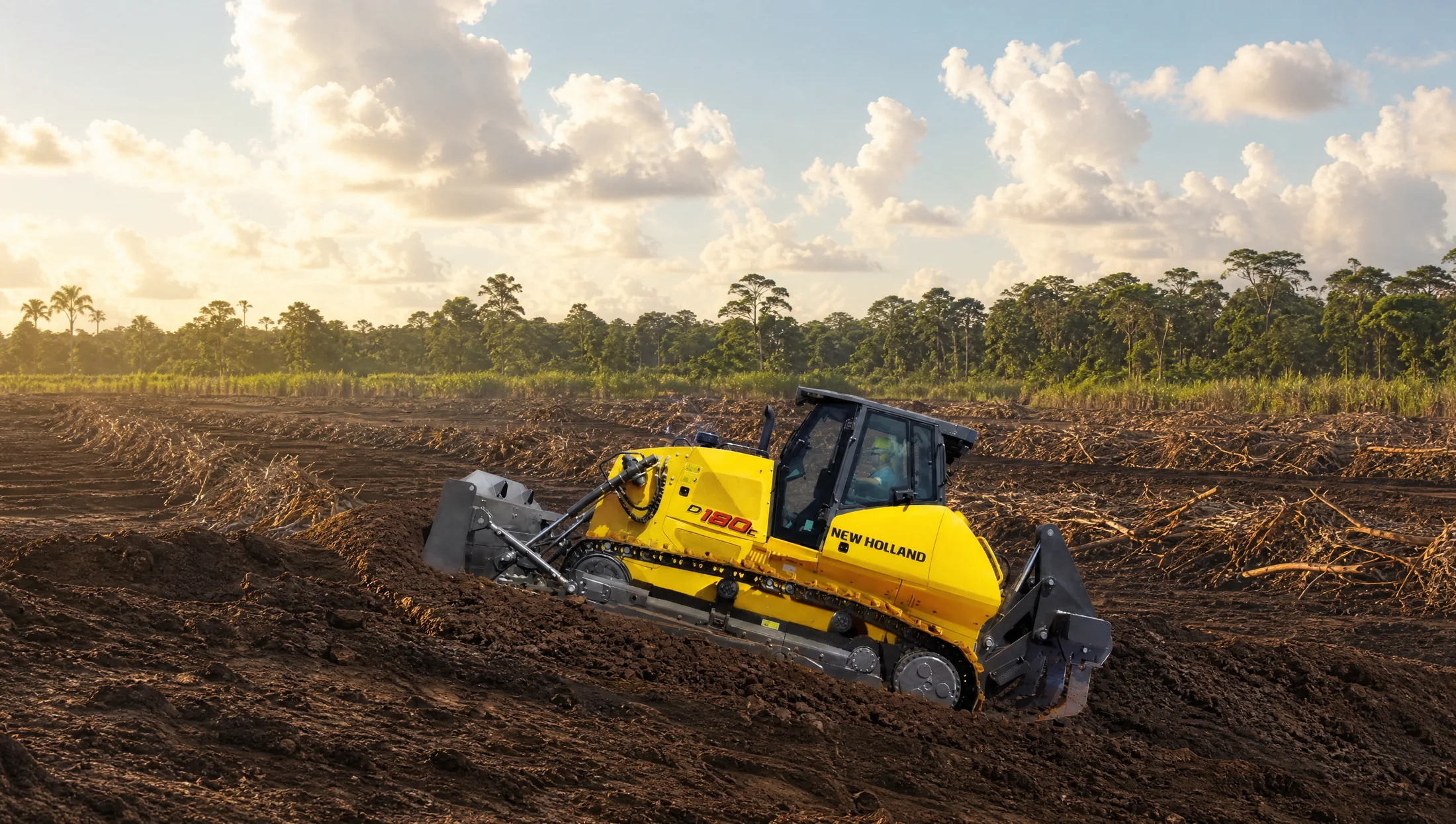 Tractor de orugas New Holland D180C — Agroindustria