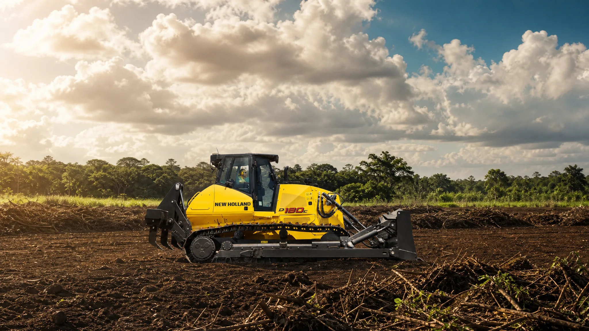 Tractor de orugas New Holland D180C — Agroindustria