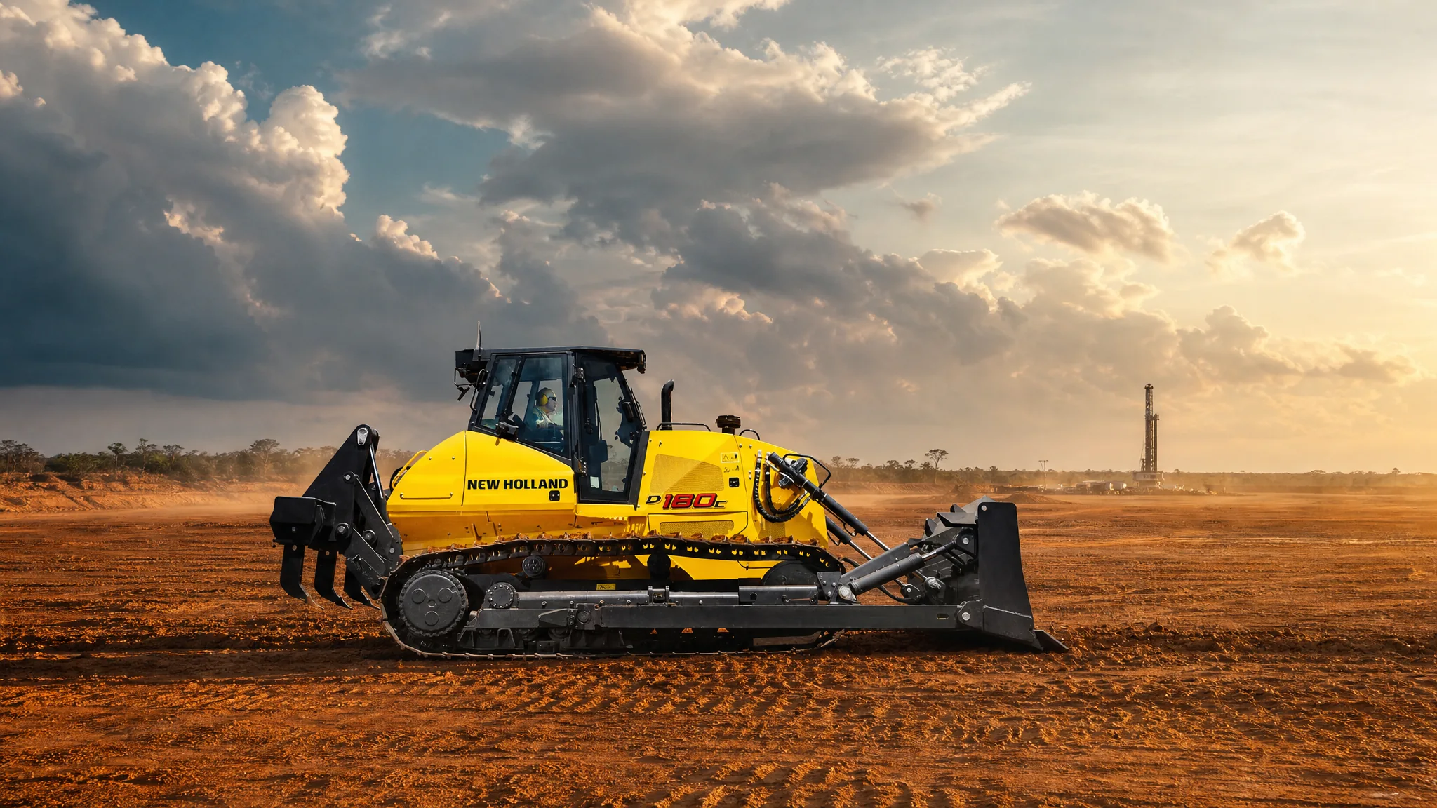 Tractor de orugas New Holland D180C — Petróleo y gas