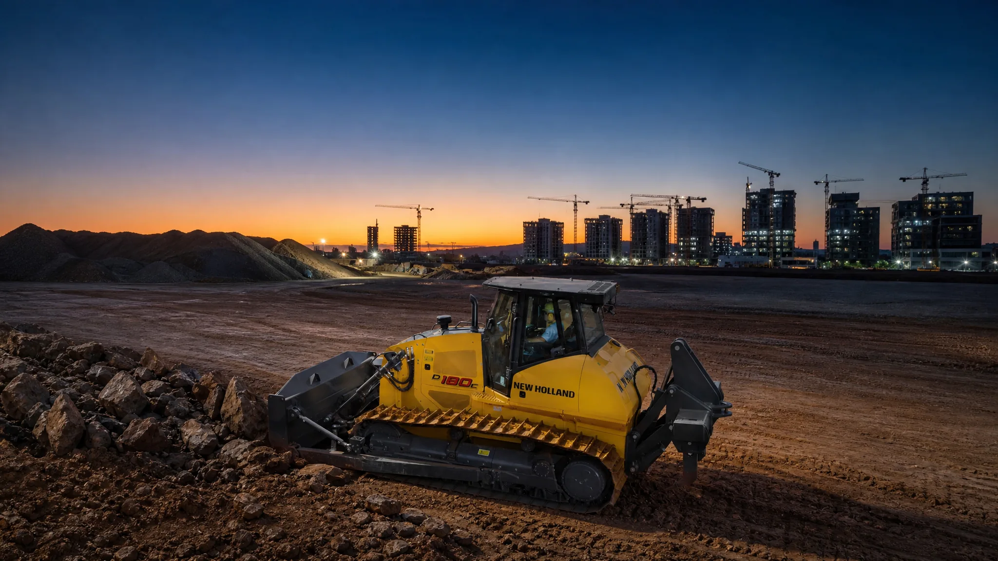 Tractor de orugas New Holland D180C — Urbanismo y obra civil