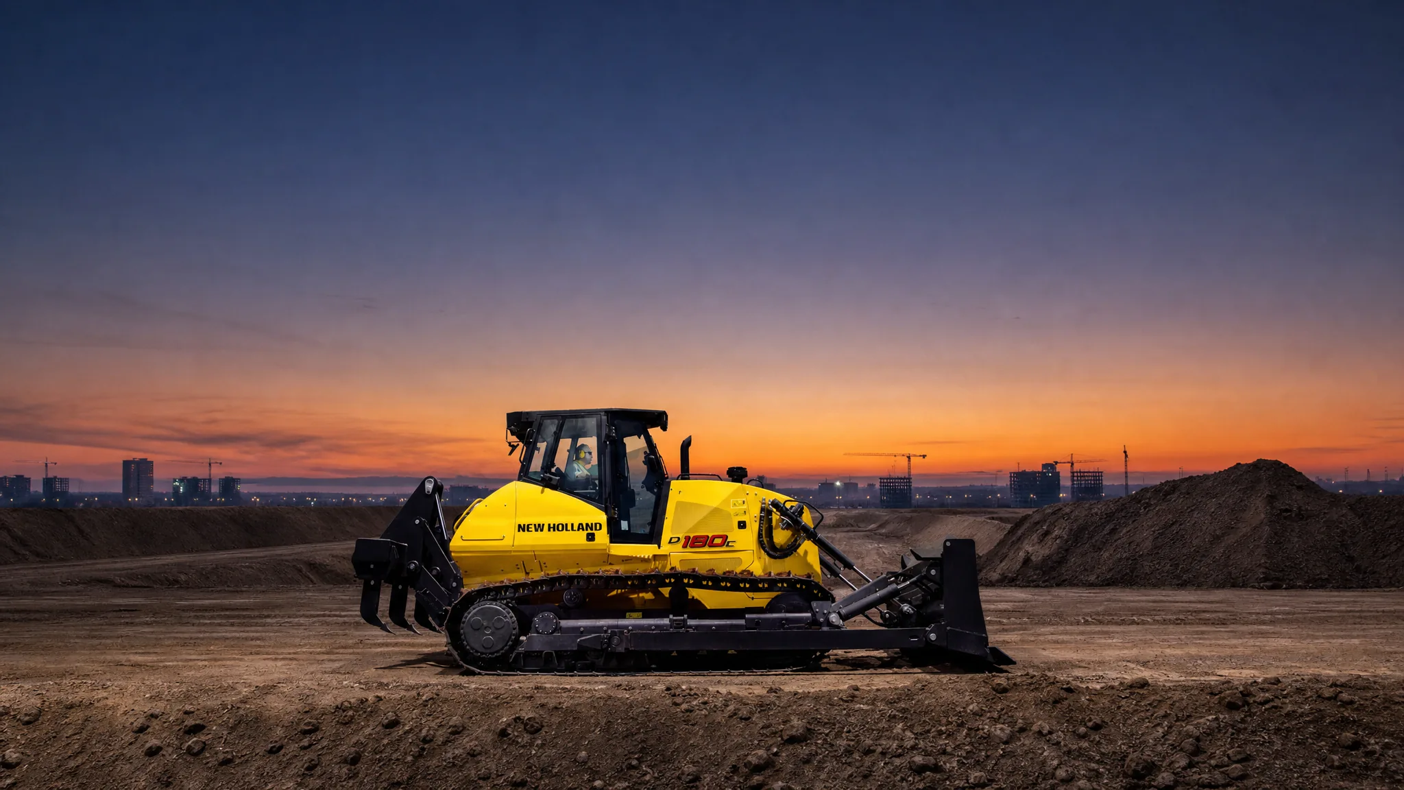 Tractor de orugas New Holland D180C — Urbanismo y obra civil