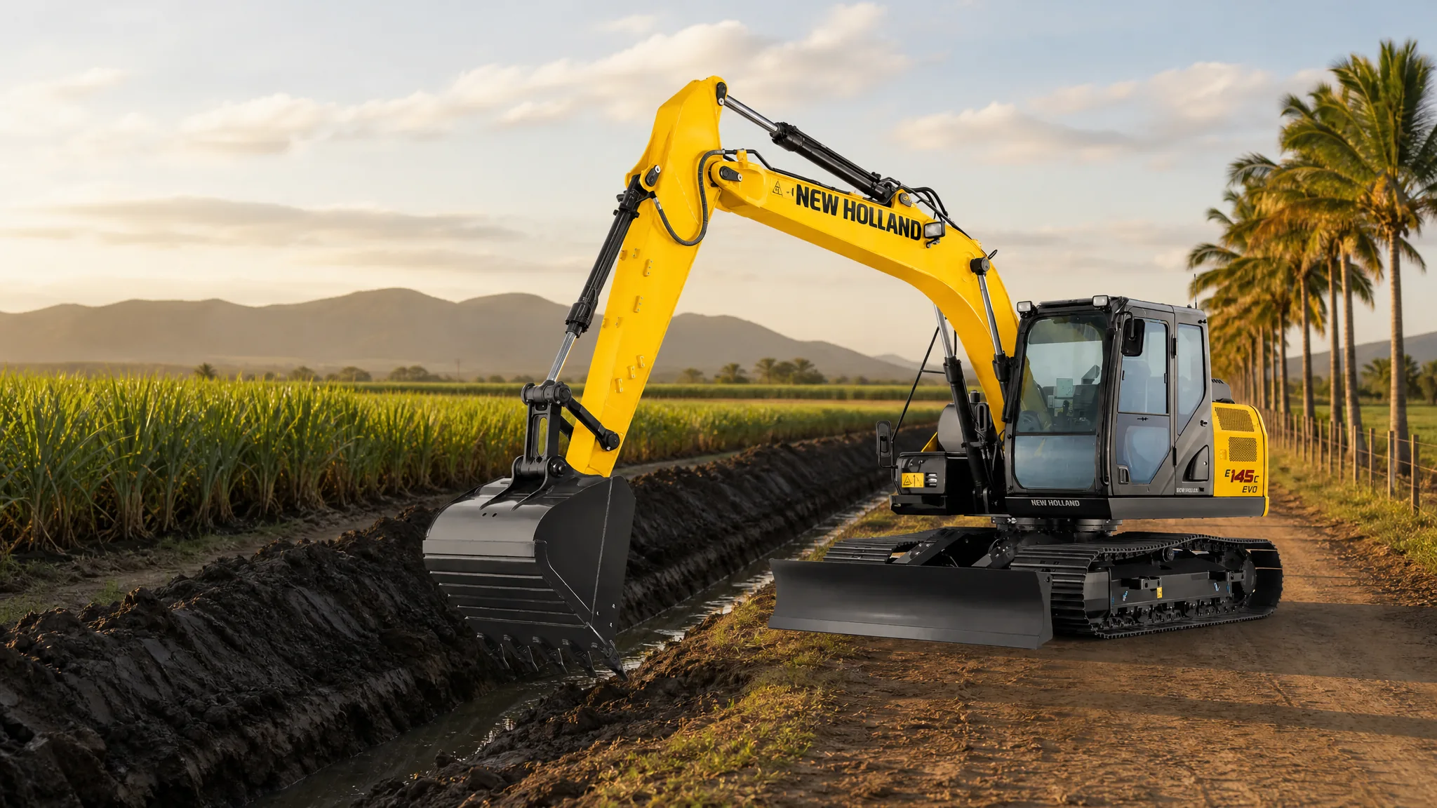 Excavadora hidráulica New Holland E145C EVO — Agroindustria