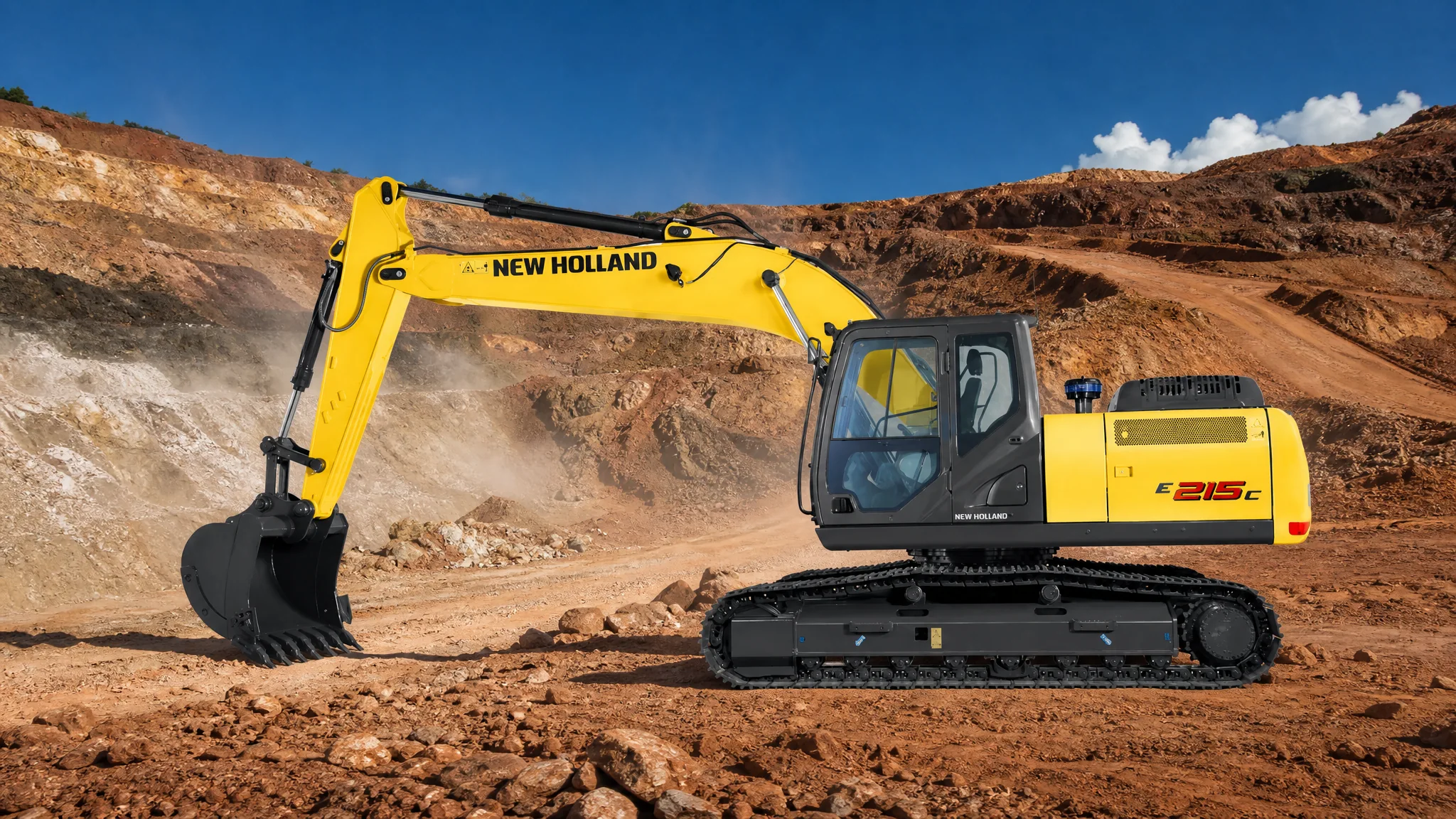 Excavadora hidráulica New Holland E215C EVO — Minería