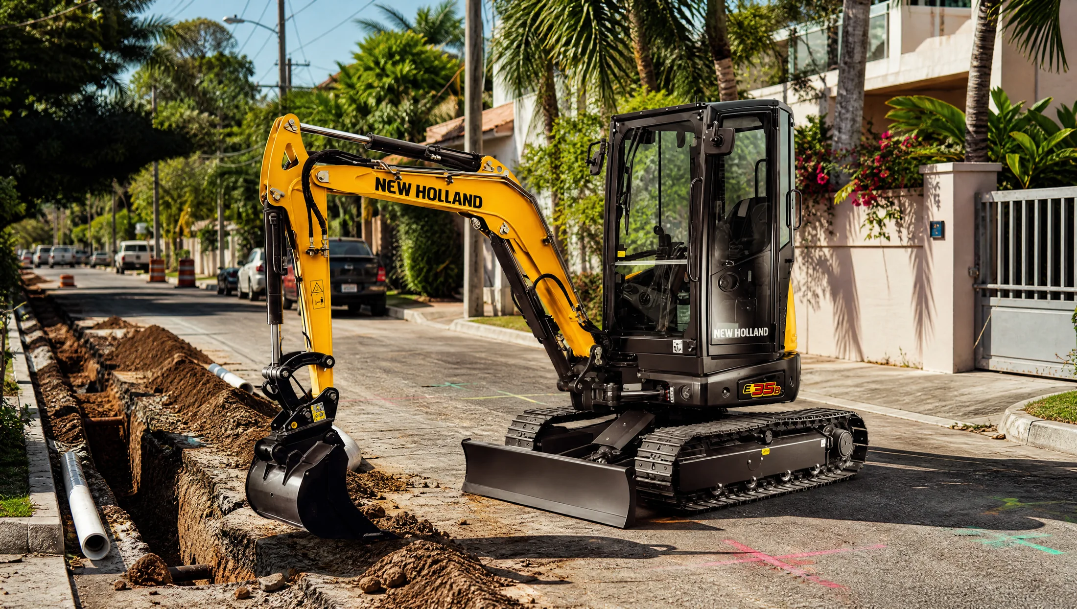 Miniexcavadora E35D
