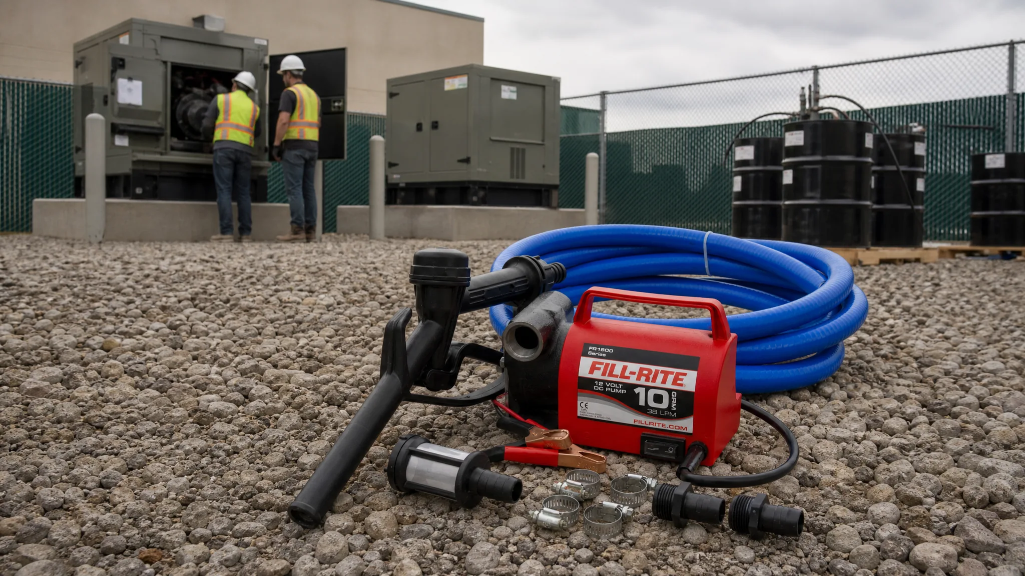Bomba de trasiego de combustible FILL-RITE FR1614 — Plantas eléctricas y respaldo