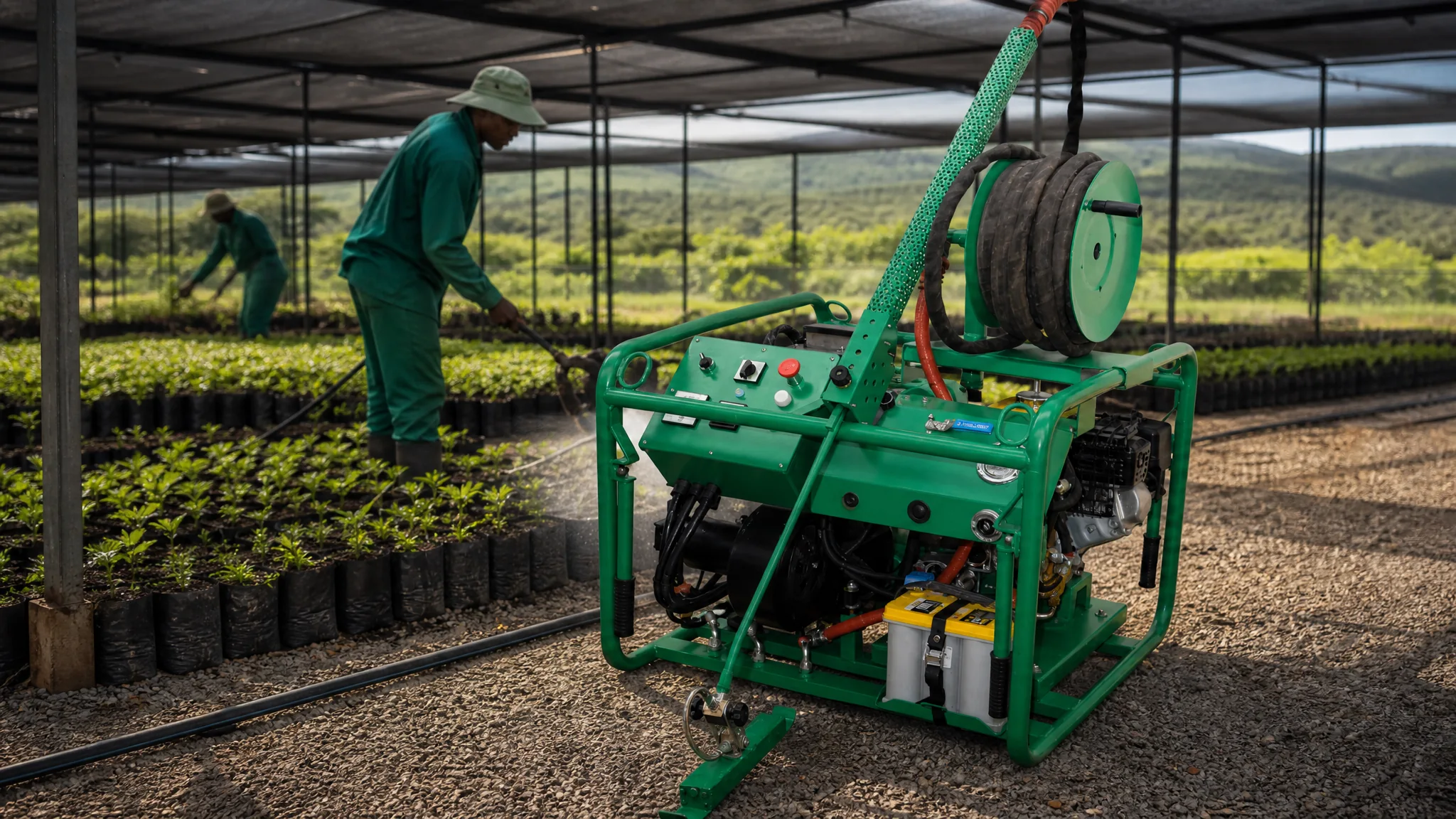 Sistema autónomo de vapor saturado GHIBLI DHR-8 — Agro, viveros y áreas verdes
