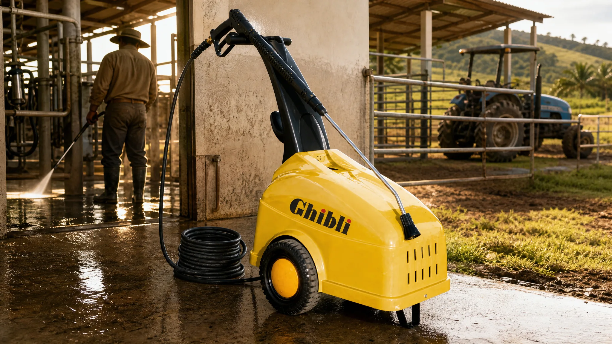 Hidrolimpiadora de agua fría GHIBLI KT 200/15 — Agroindustria y fincas