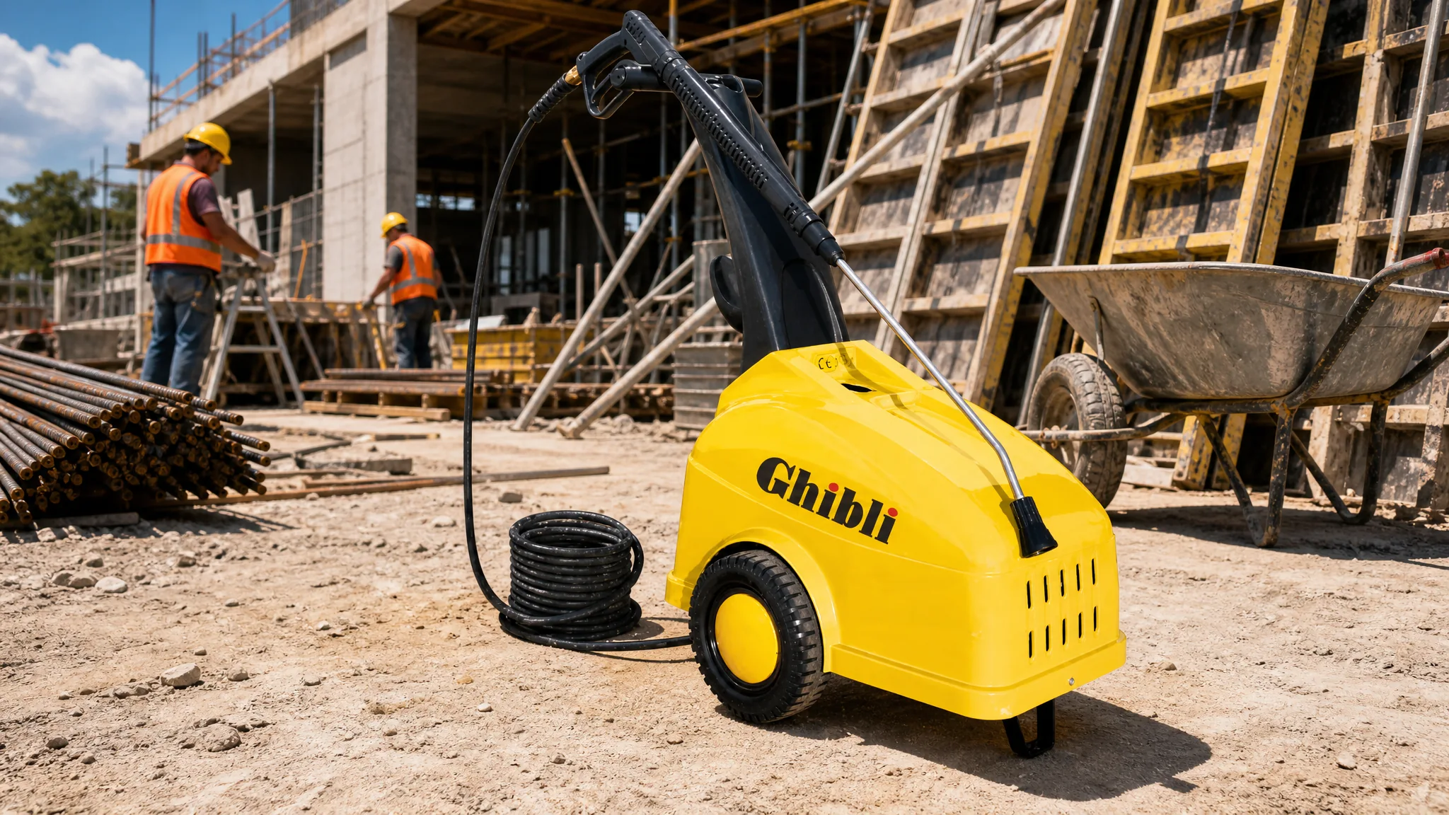 Hidrolimpiadora de agua fría GHIBLI KT 200/15 — Construcción y encofrados