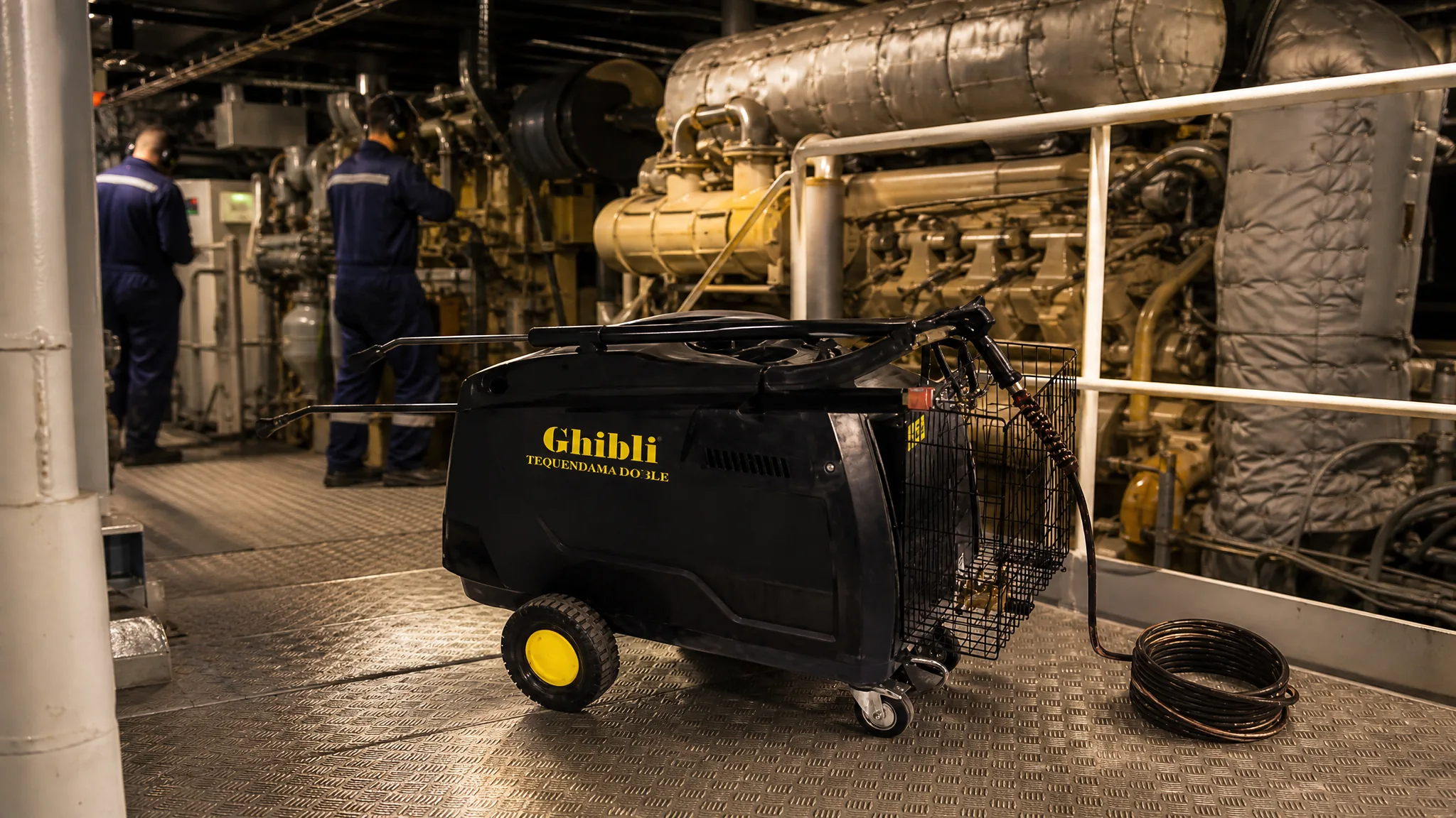 Generador de vapor y alta presión GHIBLI TEQUENDAMA DOBLE — Talleres de flota y salas de máquinas