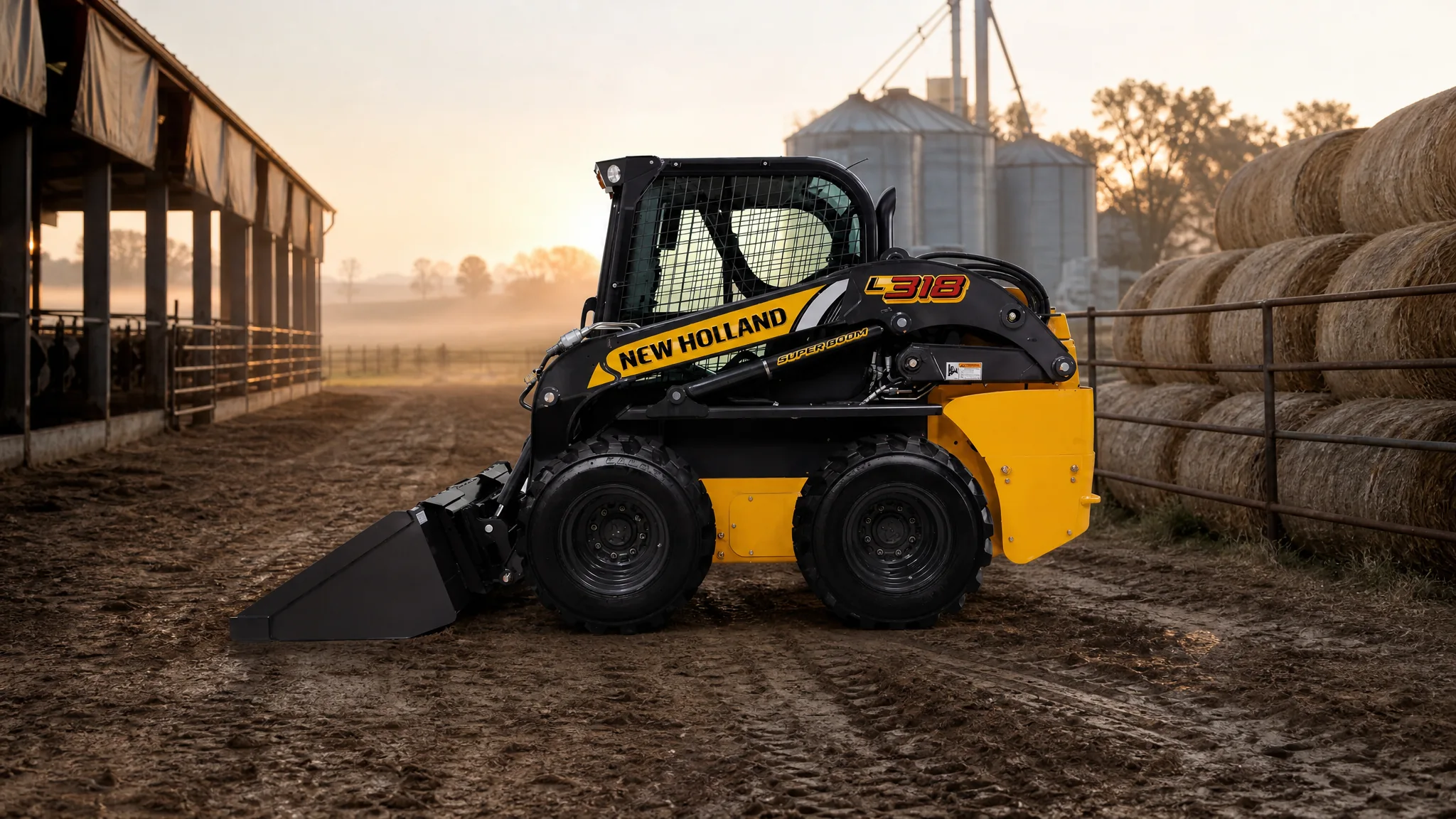 Minicargadora New Holland L318 — Agroindustria y galpones