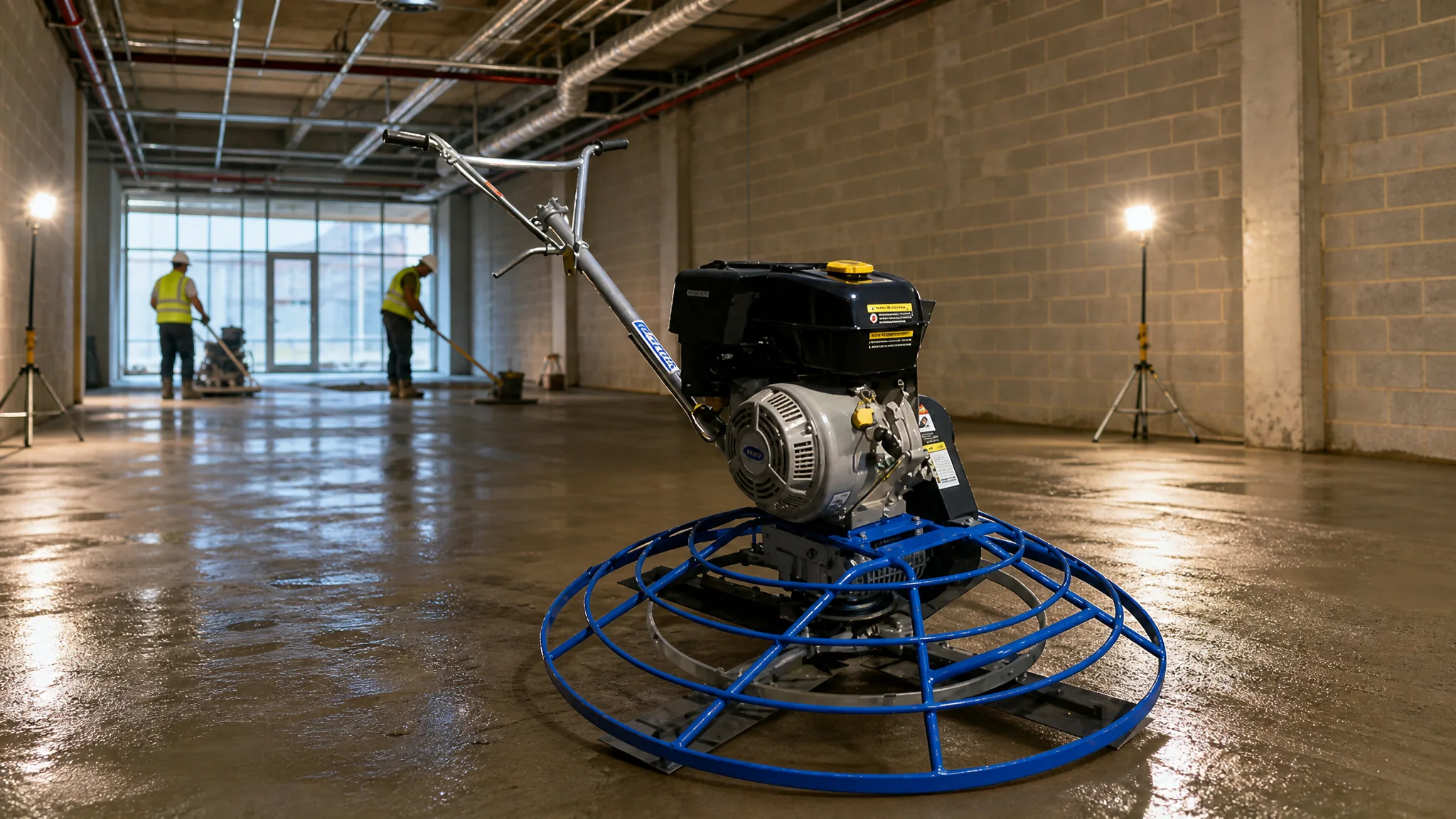 Allanadora sencilla de concreto MPOWER JC446 — Comercio y estacionamientos