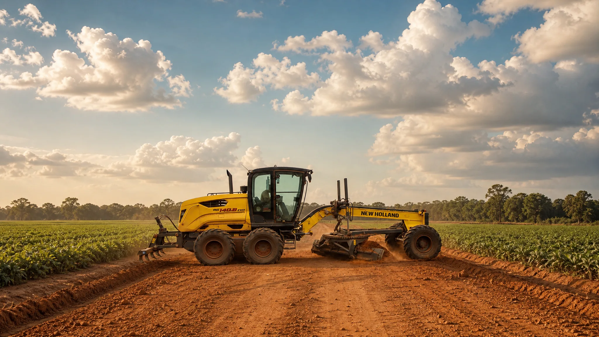 Motoniveladora New Holland RG140.B EVO — Agroindustria