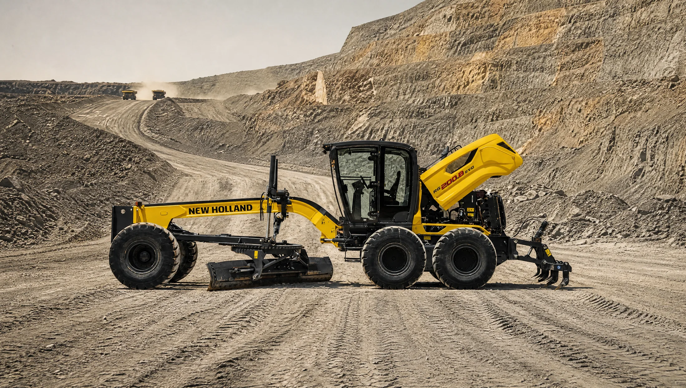 Motoniveladora New Holland RG200.B EVO — Minería