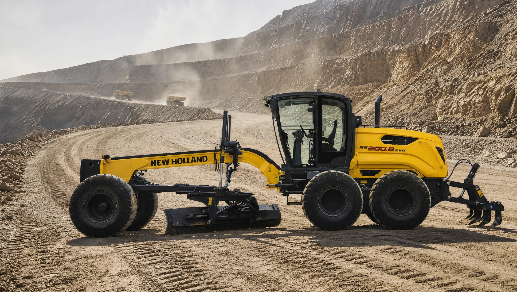 Motoniveladora New Holland RG200.B EVO — Minería