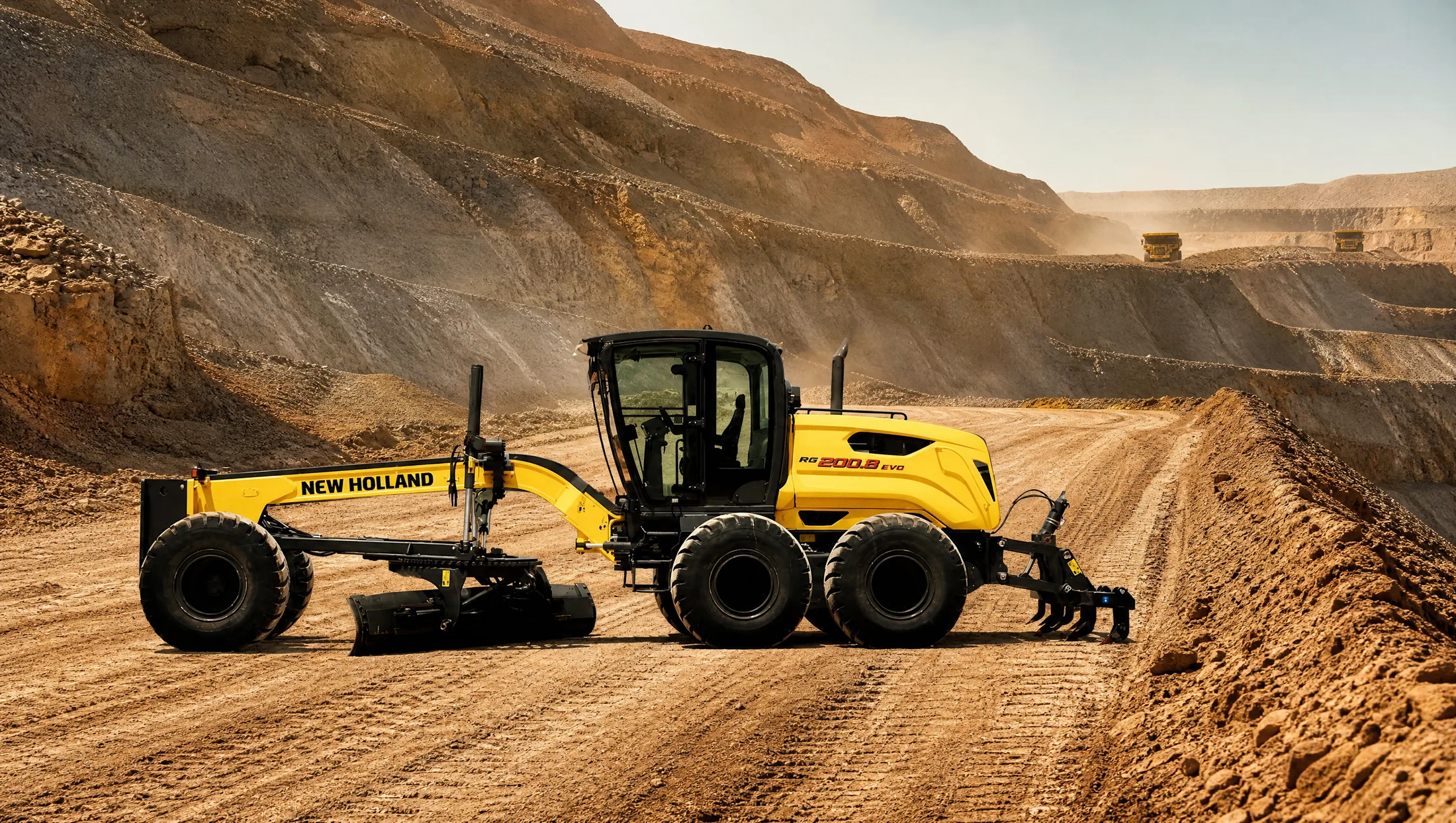 Motoniveladora New Holland RG200.B EVO — Minería