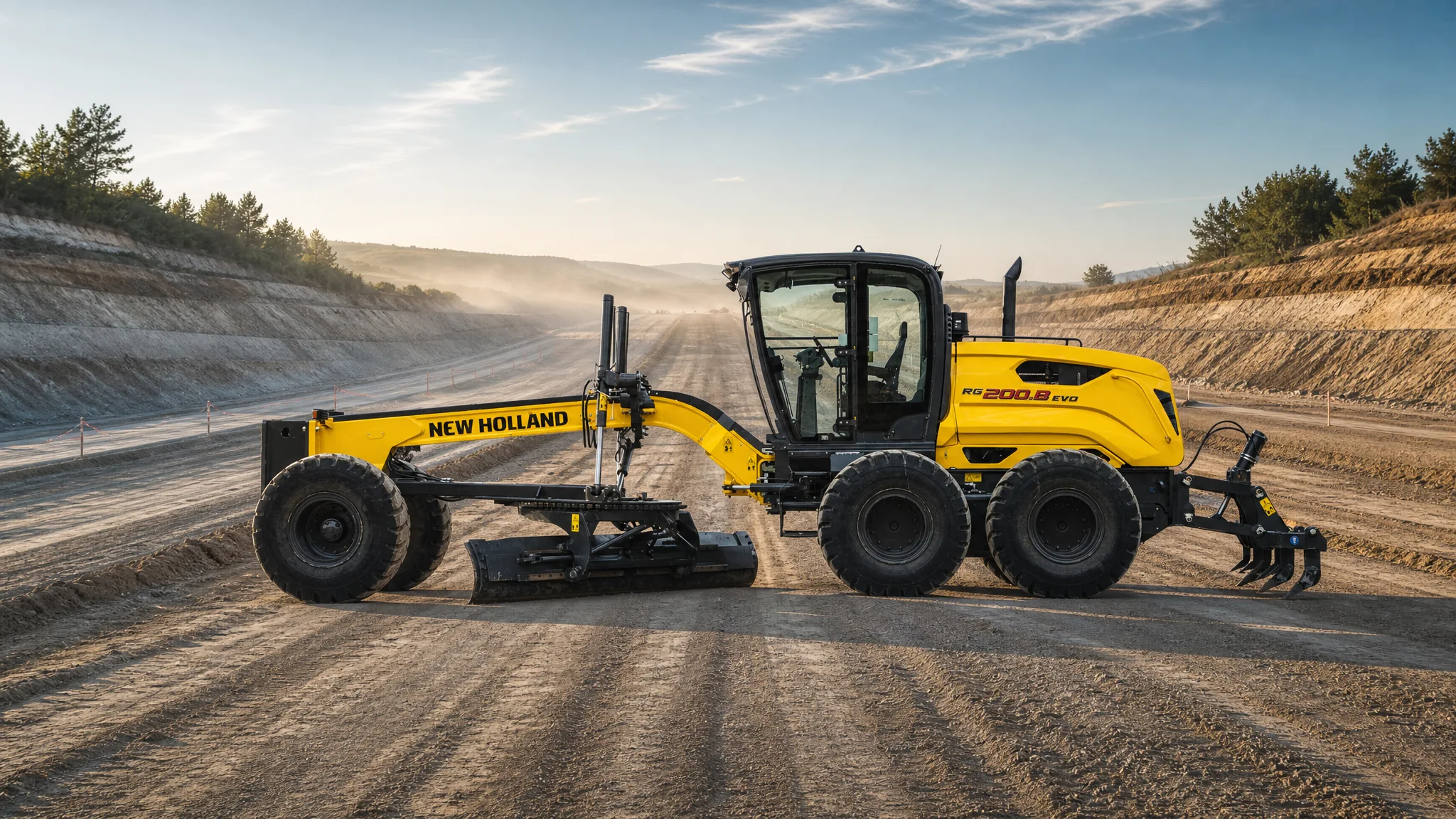 Motoniveladora New Holland RG200.B EVO — Vialidad y carreteras