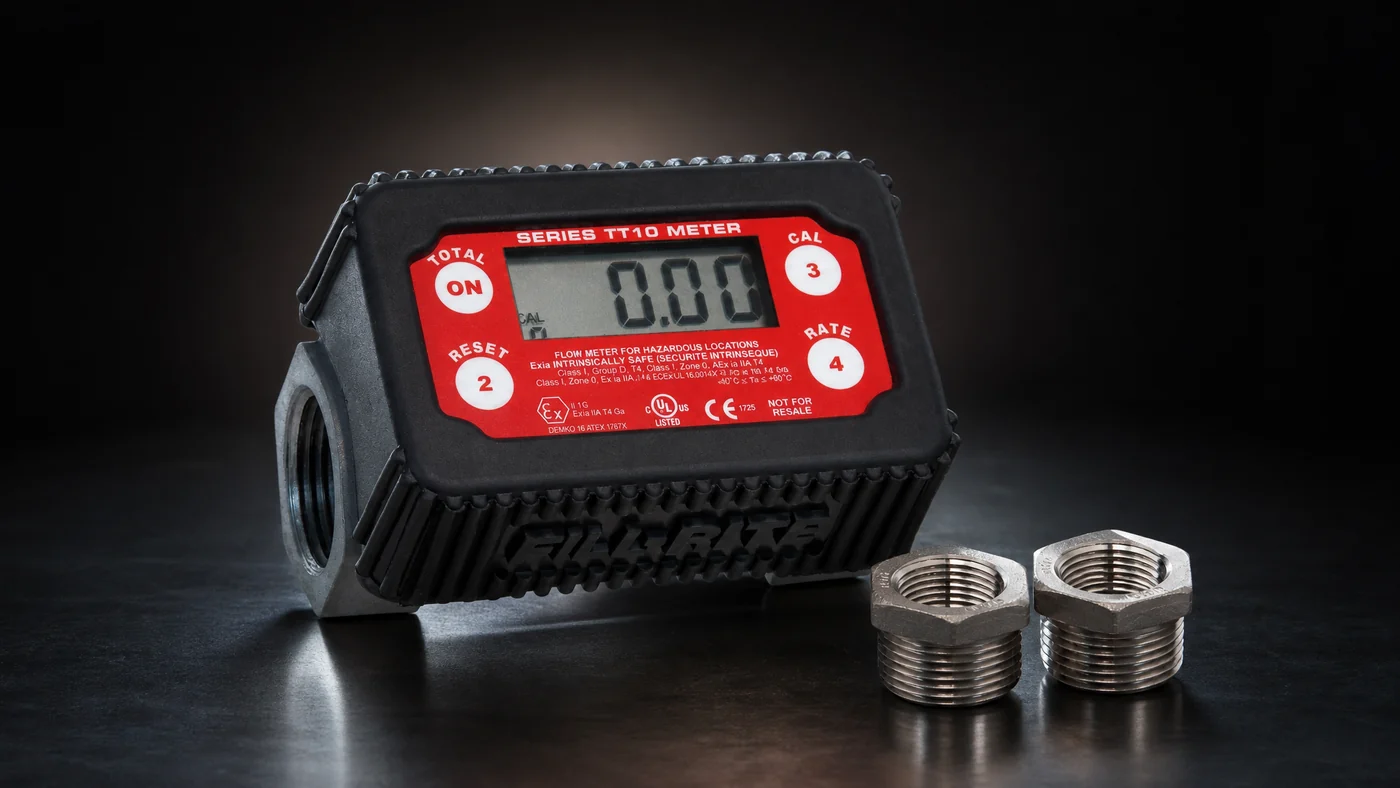 Medidor Digital en línea FILL-RITE TT10AN