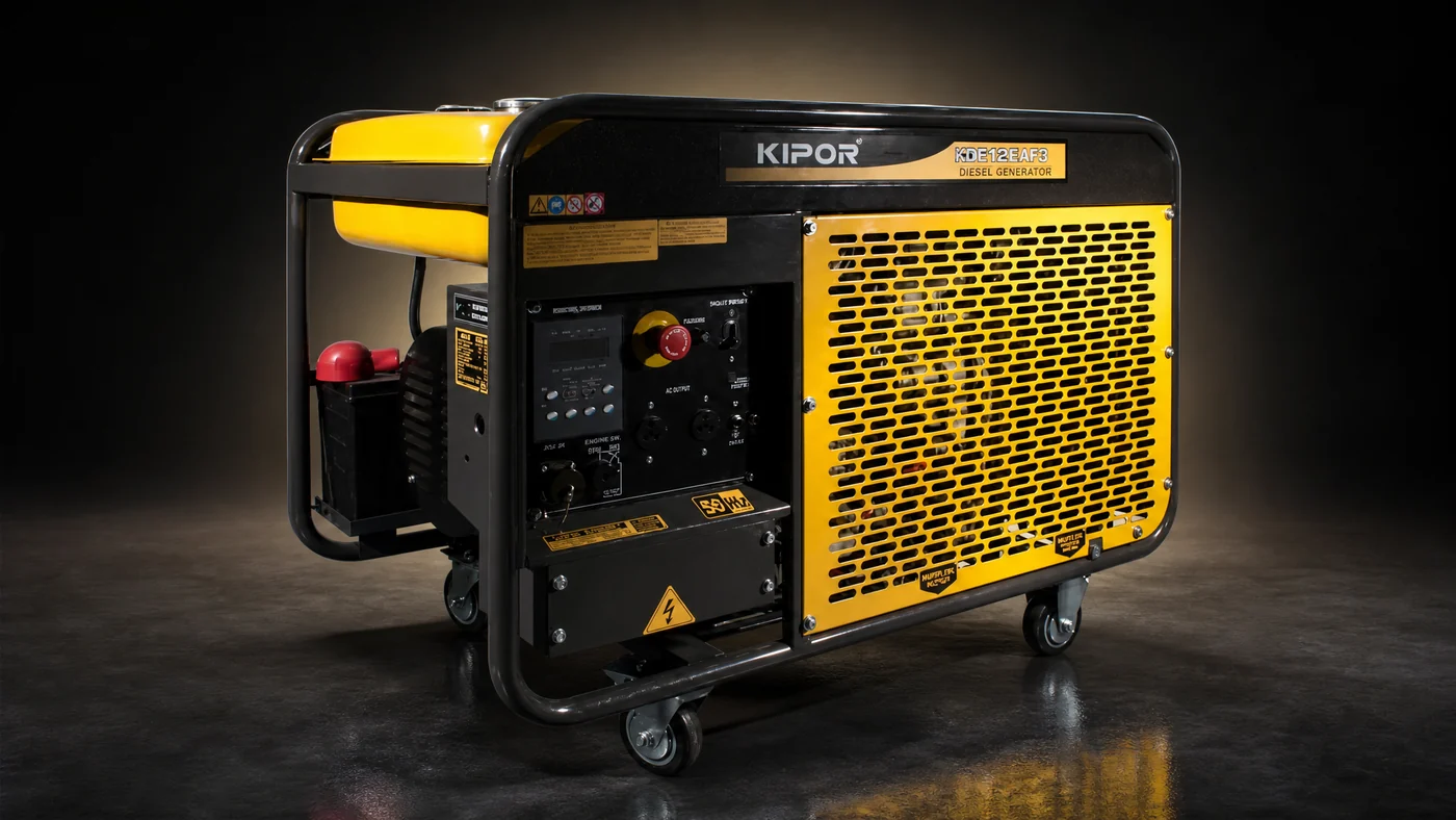 Planta eléctrica 12KVA KIPOR KDE12EAF3