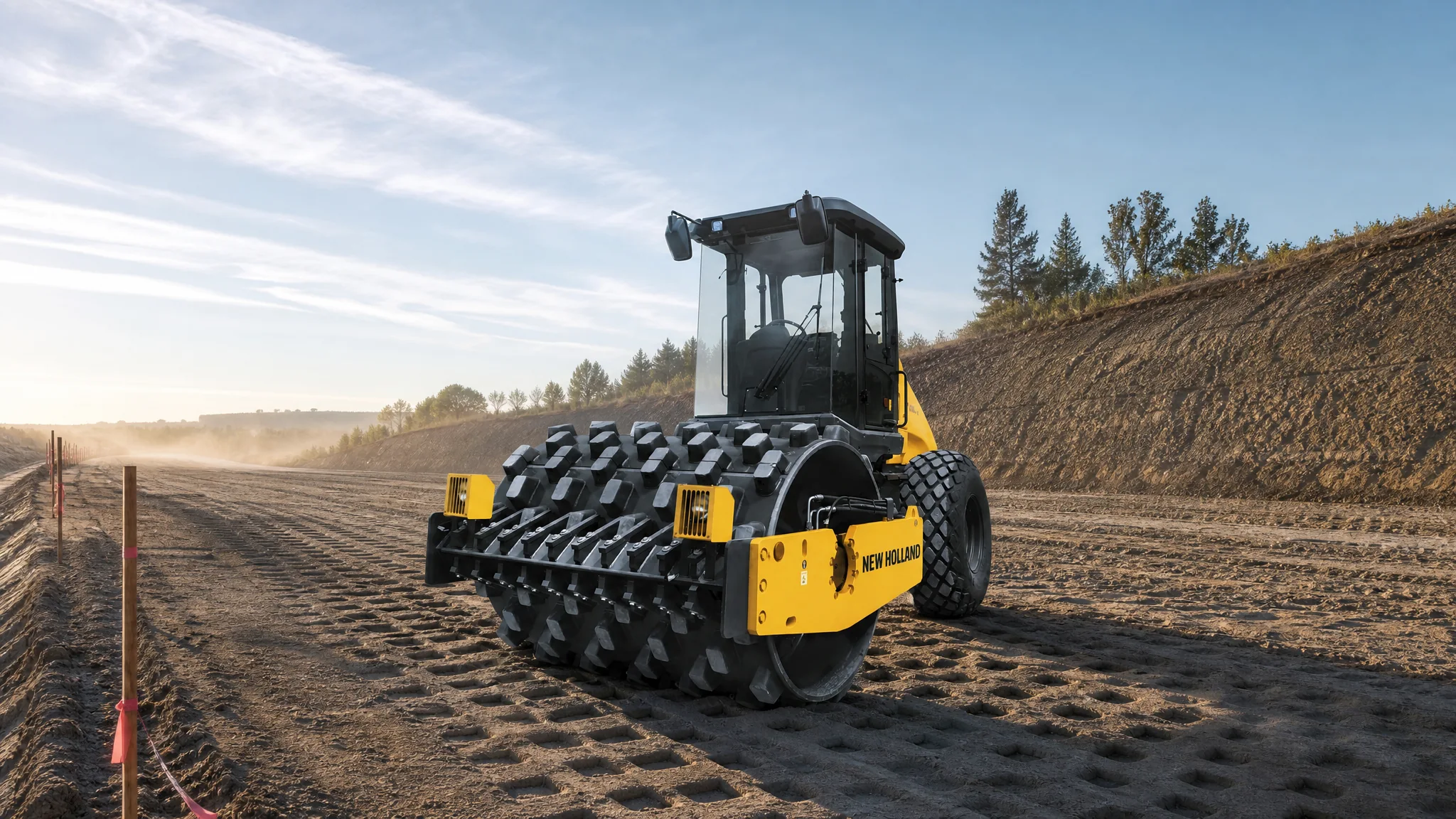 Rodillo compactador pata de cabra V110PD