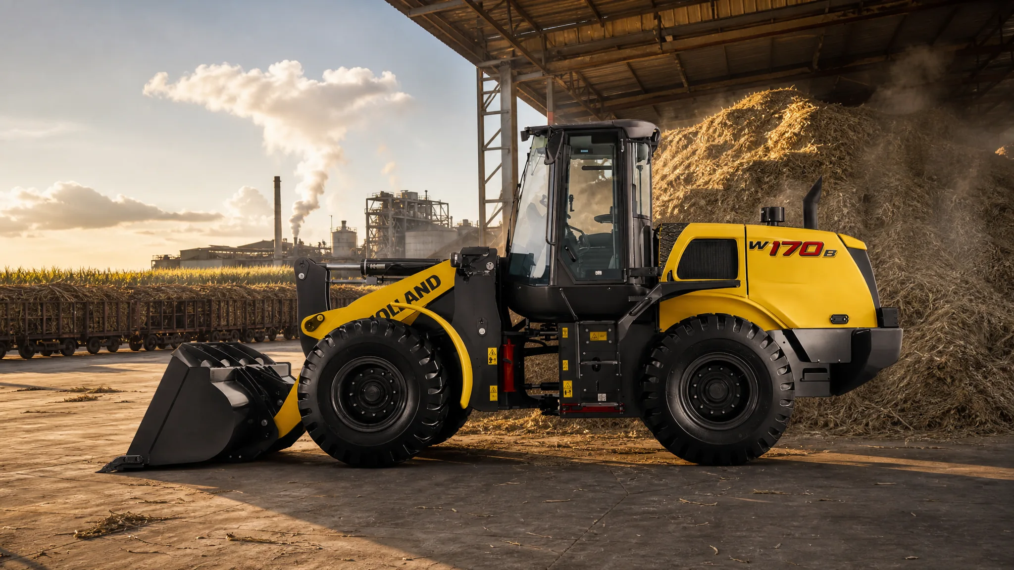 Cargadora frontal New Holland W170B — Agroindustria