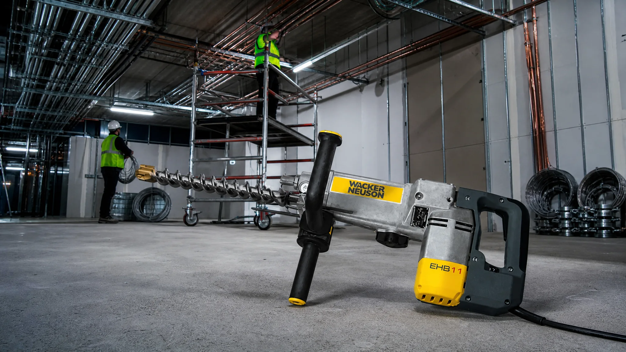 Martillo eléctrico de demolición y perforación WACKER NEUSON EHB 11 — Electricidad, plomería y clima