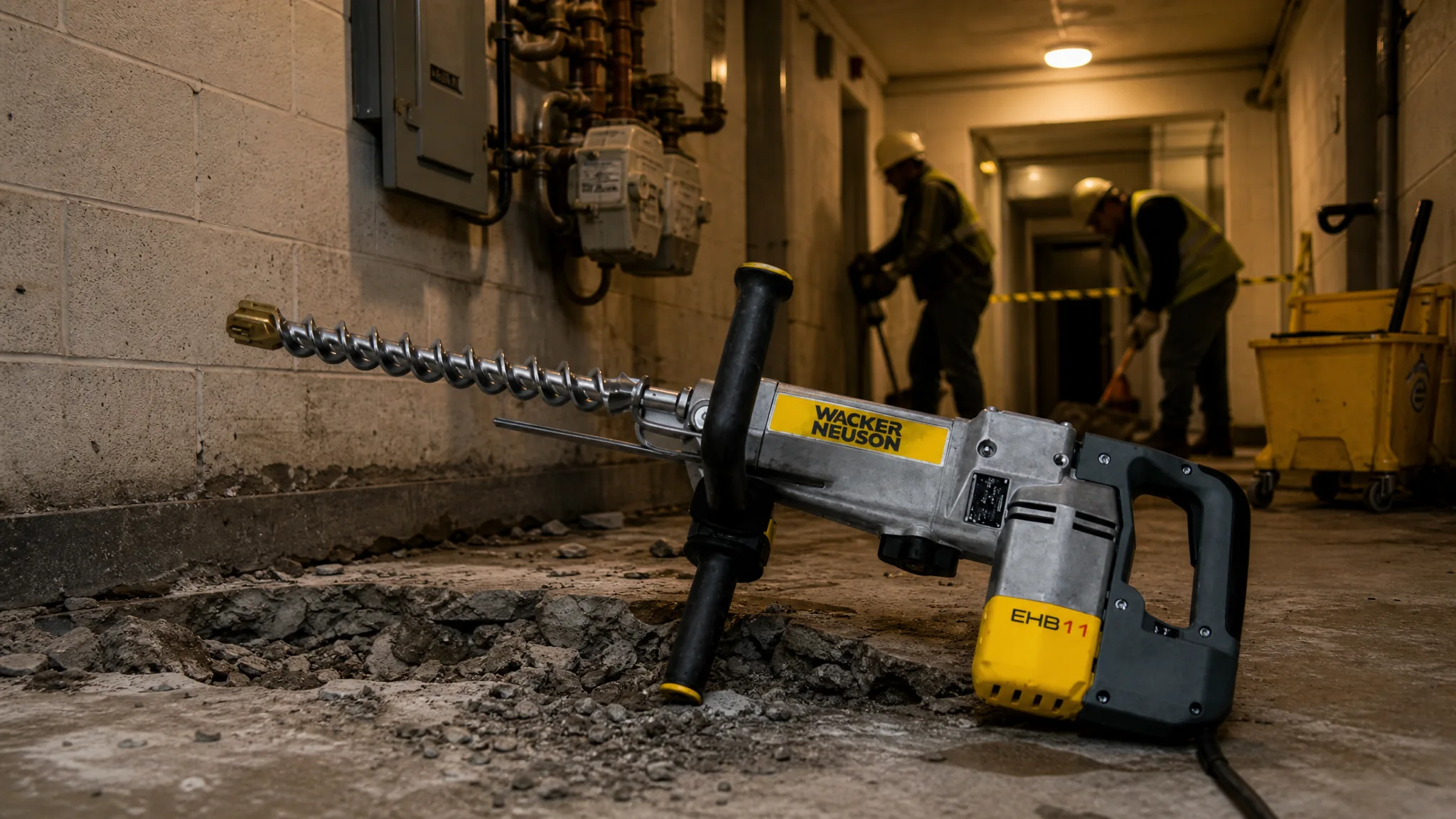 Martillo eléctrico de demolición y perforación WACKER NEUSON EHB 11 — Mantenimiento de edificios