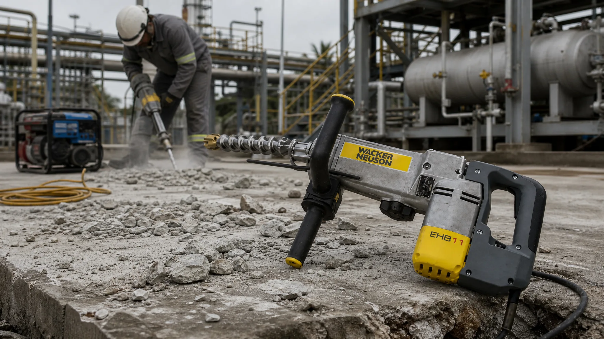 Martillo eléctrico de demolición y perforación WACKER NEUSON EHB 11 — Petróleo y gas